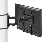 CondoMounts UNIVERSAL Pillar Sound Bar Mount | Customized size to FIT All-Brands | Easy Installation Above & Below TV | Holds 30lbs | Mounting Hardware Provided